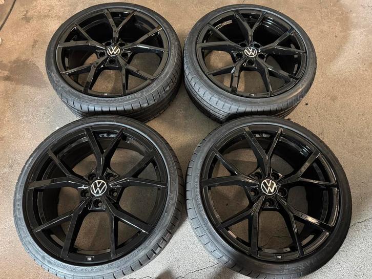 19 inch Origineel Volkswagen Estoril velgen met banden GOLF8, Auto-onderdelen, Banden en Velgen, Banden en Velgen, Zomerbanden