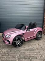 Kinder auto Bentley roze, Ophalen of Verzenden, Zo goed als nieuw