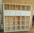 Kallax 5 x 5 vakken met 4x deurtje, 1x ladeblok. 1.82m, Huis en Inrichting, Kasten | Wandmeubels, Ophalen, Gebruikt, 150 tot 200 cm