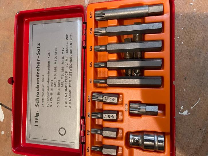 11-delige XZN Schroevendraaier Bitset, Doe-het-zelf en Verbouw, Gereedschap | Handgereedschap, Zo goed als nieuw, Ophalen of Verzenden
