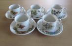 Marjolein Bastin bosvruchten 5 kop D7,5cm H5,5cm schotels D1, Huis en Inrichting, Keuken | Servies, Ophalen of Verzenden, Zo goed als nieuw