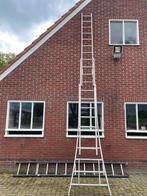 Solide ladder 3x10 sporten, Doe-het-zelf en Verbouw, Ladders en Trappen, Ophalen, Zo goed als nieuw, 4 meter of meer