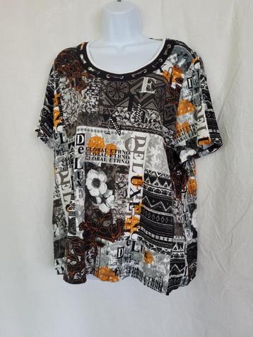  Stoer dames shirt donkere tinten mt XL merk Canda beschikbaar voor biedingen