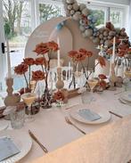 Babyshower setting tafel decoratie beige, Ophalen of Verzenden