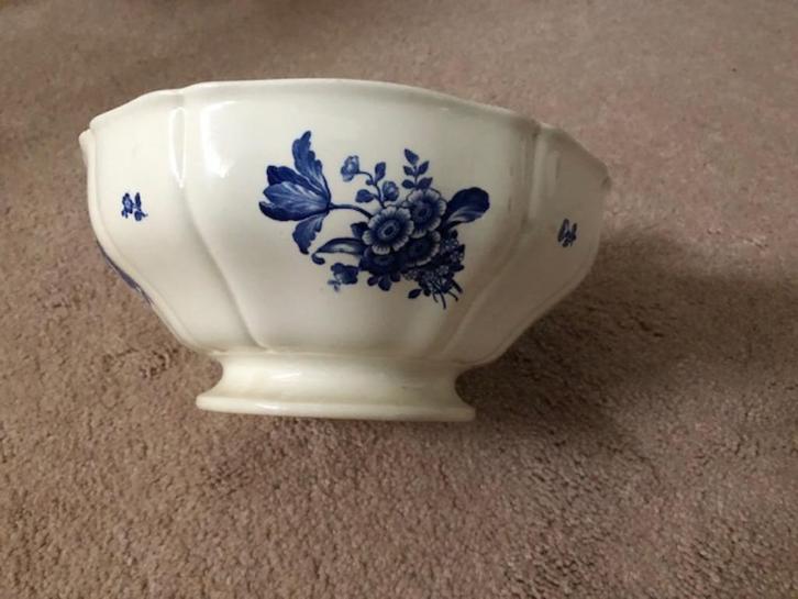 "Strassbourg bleu ", V&B Mettlach, grote schaal, Huis en Inrichting, Keuken | Servies, Gebruikt, Schaal of Schalen, Overige stijlen