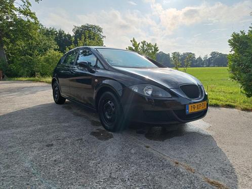 Seat Leon 1.6 75KW 2007 Zwart, Auto's, Seat, Particulier, Leon, ABS, Cruise Control, Radio, Benzine, D, Hatchback, Handgeschakeld