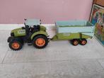 Claas tractor met aanhanger, Ophalen, Gebruikt