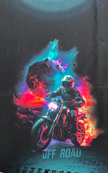 Neon motor french terry 3 luik paneel beschikbaar voor biedingen