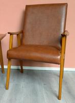Jaren ’60 Vintage Fauteuil – Mid-Century Design, Huis en Inrichting, Fauteuils, Ophalen, Zo goed als nieuw, Minder dan 75 cm, 50 tot 75 cm