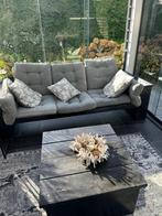 Robuuste steigerhouten tuinset, Tuin en Terras, Tuinsets en Loungesets, Ophalen, Zo goed als nieuw, Steigerhout, Bank