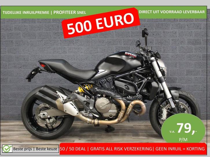 DUCATI MONSTER 821 DARK ABS (bj 2015) M821 Monster DARK, Motoren, Motoren | Ducati, Bedrijf, Naked bike, meer dan 35 kW, 2 cilinders
