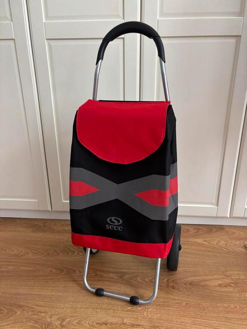 SECC Boodschappenwagen Geometrix Zwart/Rood, Huis en Inrichting, Woonaccessoires | Overige, Gebruikt, Ophalen of Verzenden