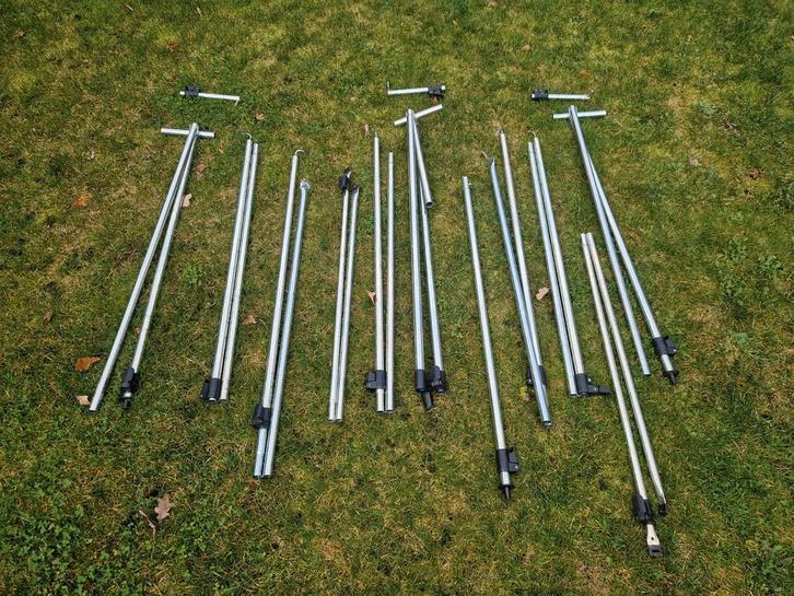 Zware Stangenset Voortent - 28mm Staal, Caravans en Kamperen, Tentaccessoires, Ophalen