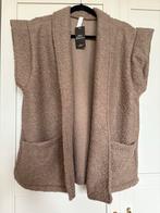 Teddy Gilet Taupe - One Size (tot maat 44), Kleding | Dames, Bodywarmers, Ophalen of Verzenden, Nieuw, Maat 42/44 (L), Beige