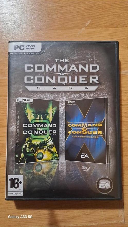 C&C Command Conquer SAGA 1st DECADE + Tiberium Wars dvd rom, Spelcomputers en Games, Games | Pc, Zo goed als nieuw, 1 speler, Ophalen of Verzenden