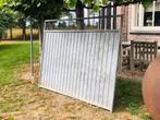 Kennelpaneel gegalvaniseerd 200 x 160 cm met dicht gedeelte, Ophalen, Hondenkennel, 110 cm of meer, 100 cm of meer
