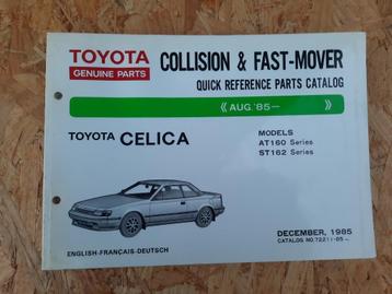  Toyota Celica AT 160ST + ST162 onderdelen catalogus 1985-89 beschikbaar voor biedingen