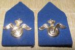 Setje Kraagstukken Regiment Aan- en Afvoertroepen, Ophalen of Verzenden, Landmacht, Nederland, Embleem of Badge
