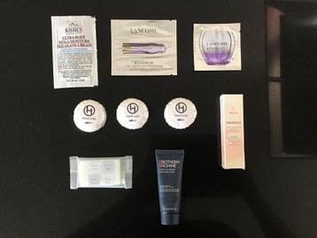 9 samples / hotelzeepjes. Merken Lancôme / Weleda. Nieuw. beschikbaar voor biedingen