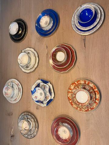 Vintage Duits Servies - 10 Sets Bavaria Porselein beschikbaar voor biedingen