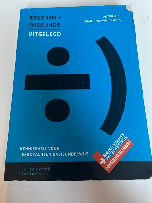 Martine van Schaik - Rekenen en wiskunde uitgelegd, Boeken, Schoolboeken, Zo goed als nieuw, Nederlands, Overige niveaus, Ophalen of Verzenden