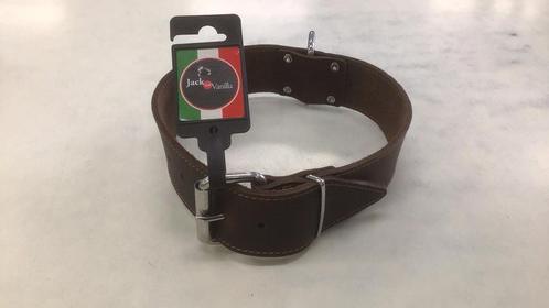 Halsband,  leer, vetleder., Dieren en Toebehoren, Hondenhalsbanden en Penningen, Nieuw, Handgemaakt, Ophalen of Verzenden