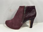 Clarks, maat 38.5 Sierlijke laarsjes in de kleur aubergine, Overige kleuren, Verzenden, Lage of Enkellaarzen, Zo goed als nieuw