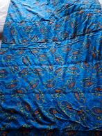 Kobalt blauw gedeseniëerd deken 2.00cm bij 1.90cm, Huis en Inrichting, Woonaccessoires | Plaids en Woondekens, Ophalen of Verzenden