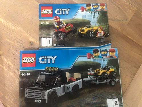 LEGO city 60148 raceteam, Kinderen en Baby's, Speelgoed | Duplo en Lego, Zo goed als nieuw, Lego, Complete set, Ophalen of Verzenden