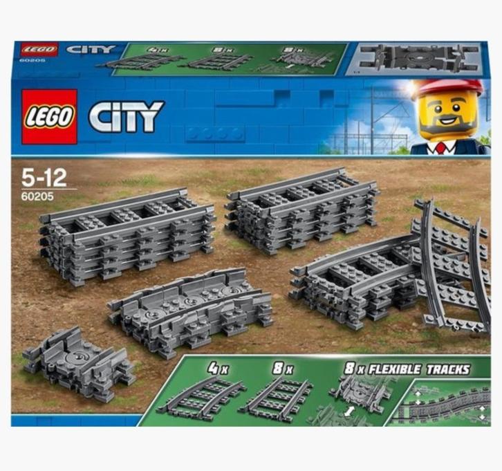 LEGO CITY treinrails 60205 *NEW*, Kinderen en Baby's, Speelgoed | Duplo en Lego, Nieuw, Lego, Complete set, Ophalen of Verzenden