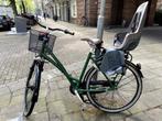 Union Damesfiets met kinderzitje, 3 versnellingen, Gebruikt, Mandje, 1 zitje, Ophalen