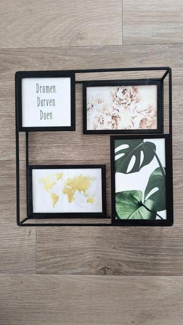 Foto frame / lijstje / rekje (zwart staal) beschikbaar voor biedingen