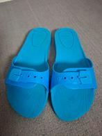 Blauwe scholl slippers maat 40, Ophalen of Verzenden, Gedragen, Blauw