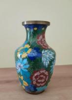 Cloisonne vaasje, 10 cm hoog, Antiek en Kunst, Ophalen of Verzenden