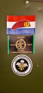 Stickers korps commandotroepen, Verzamelen, Ophalen of Verzenden, Landmacht, Nederland, Overige typen