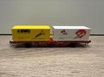 Marklin Db cargo container wagen in ovp, Wisselstroom, Wagon, Ophalen of Verzenden, Zo goed als nieuw
