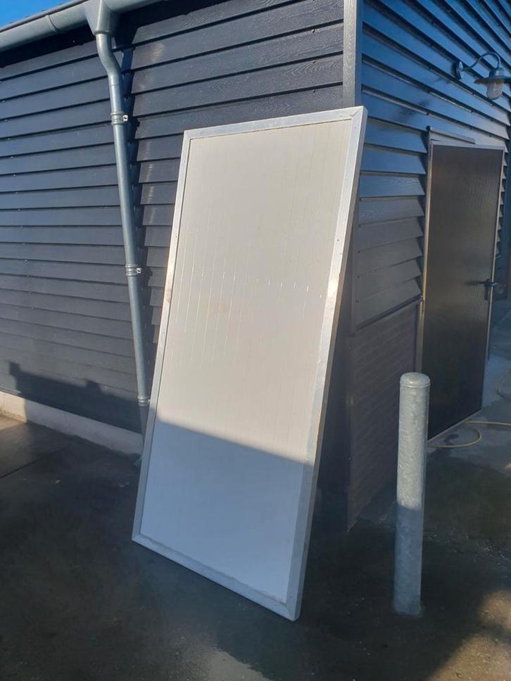 Schuifdeuren sandwich paneel, Doe-het-zelf en Verbouw, Rolluiken, Zo goed als nieuw, 200 cm of meer, Minder dan 100 cm, Ophalen of Verzenden