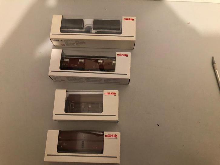 Märklin HO goederenwagons 4626, 46301, 48272, 00779-06, DB, Hobby en Vrije tijd, Modeltreinen | H0, Zo goed als nieuw, Wagon, Wisselstroom