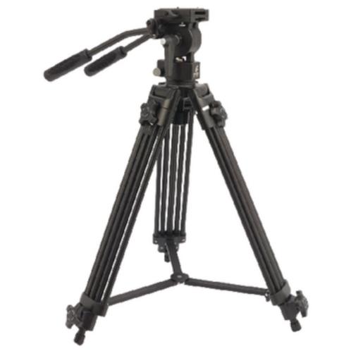 Camlink tripod statief met dolly, Audio, Tv en Foto, Fotografie | Statieven en Balhoofden, Zo goed als nieuw, Driepoot, 150 tot 175 cm