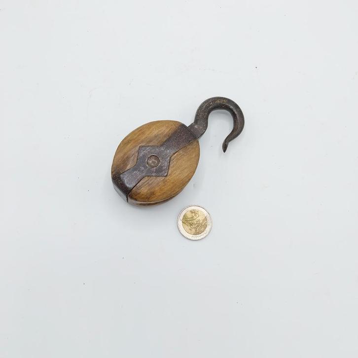 Kleine Katrol (57082-62), Antiek en Kunst, Antiek | Gereedschap en Instrumenten, Ophalen of Verzenden