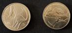 IK07 / Portugal 5-euromunten 2021 en 2022 (UNC) Dinosaurus, Ophalen of Verzenden, Portugal, 5 euro, Losse munt
