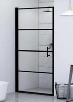 AANBIEDING | Douchedeur 91 x 195 cm gehard glas zwart! GRTS, Verzenden, Nieuw, 160 cm of meer, Glasplaat