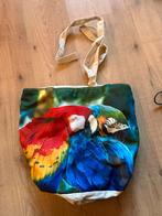 Mooie tas met vogels papegaai ara, Ophalen of Verzenden, Zo goed als nieuw