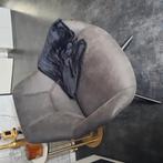 Twee mooie donker grijze draai fauteuils, zien er nog heel g, Ophalen of Verzenden, Gebruikt, 75 tot 100 cm, 50 tot 75 cm