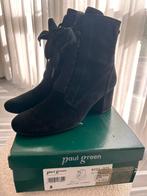Paul Green suède veter laarsjes, Verzenden, Zwart, Lage of Enkellaarzen, Zo goed als nieuw