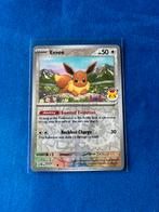Prismatic Evolutions - Pokemon day 2025 Eevee 074/131, Ophalen of Verzenden, Zo goed als nieuw, Losse kaart