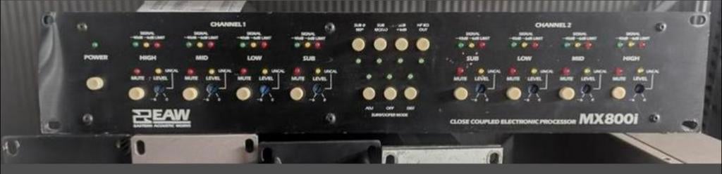 ✅Eaw mx800i processor 4 weg, Muziek en Instrumenten, Gebruikt, Info@verbuntaudio.nl, Overige typen, Va