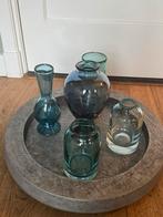 Dienblad met blauwe vaasjes van Dutz: zo goed als nieuw, Huis en Inrichting, Woonaccessoires | Dienbladen, Ophalen of Verzenden