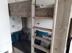Prachtige half/hoogslaper met (slaap)bank, Ophalen, Zo goed als nieuw, Hoogslaper