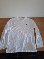 Wit shirt lange mouw. Maat 160., Jongen of Meisje, Ophalen of Verzenden, Zo goed als nieuw, Shirt of Longsleeve